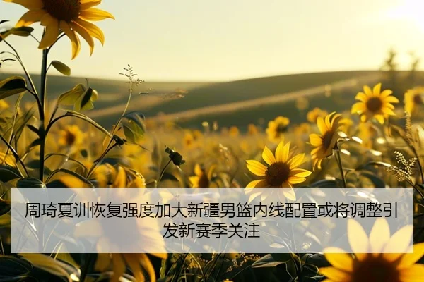 周琦夏训恢复强度加大新疆男篮内线配置或将调整引发新赛季关注